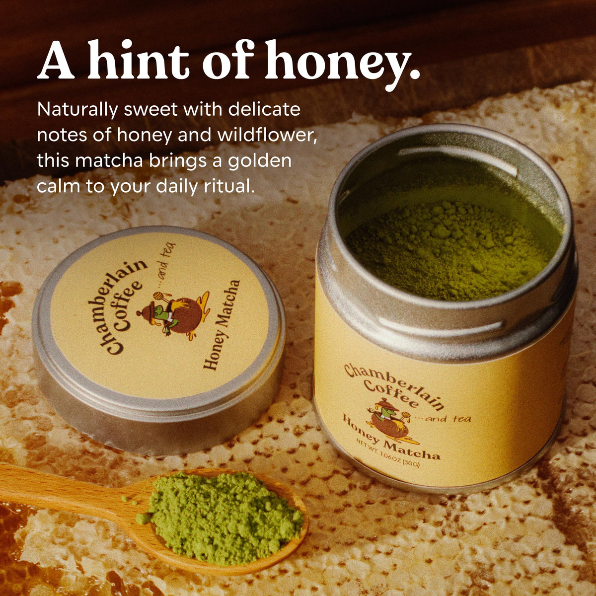 Honey Ceremonial Grade Matcha Tin (1.06 Ounce (Pack of 1))