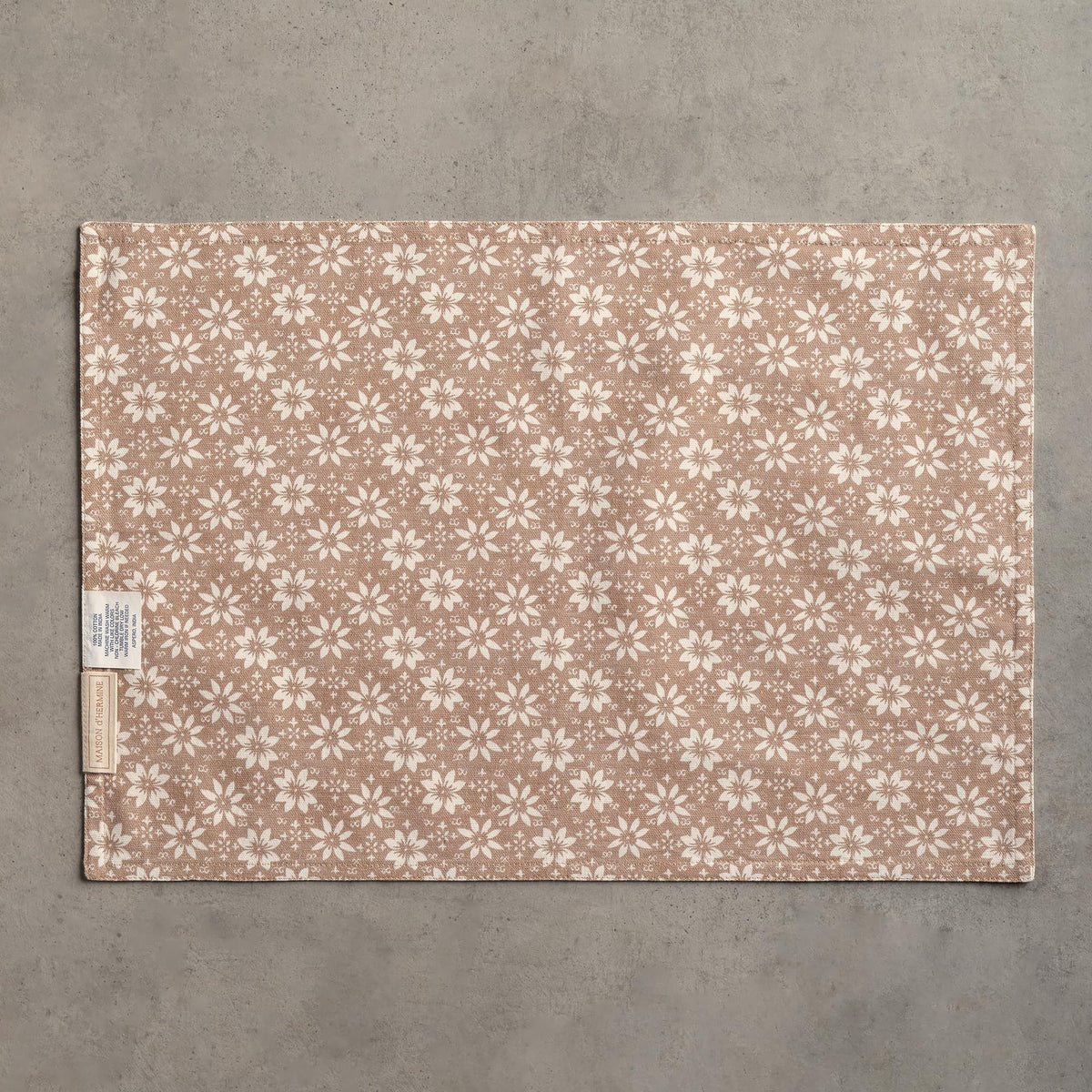Placemats Set of 4 Reusable 100% Cotton (132 - Allure / 13" X 19" (Pack of 4))