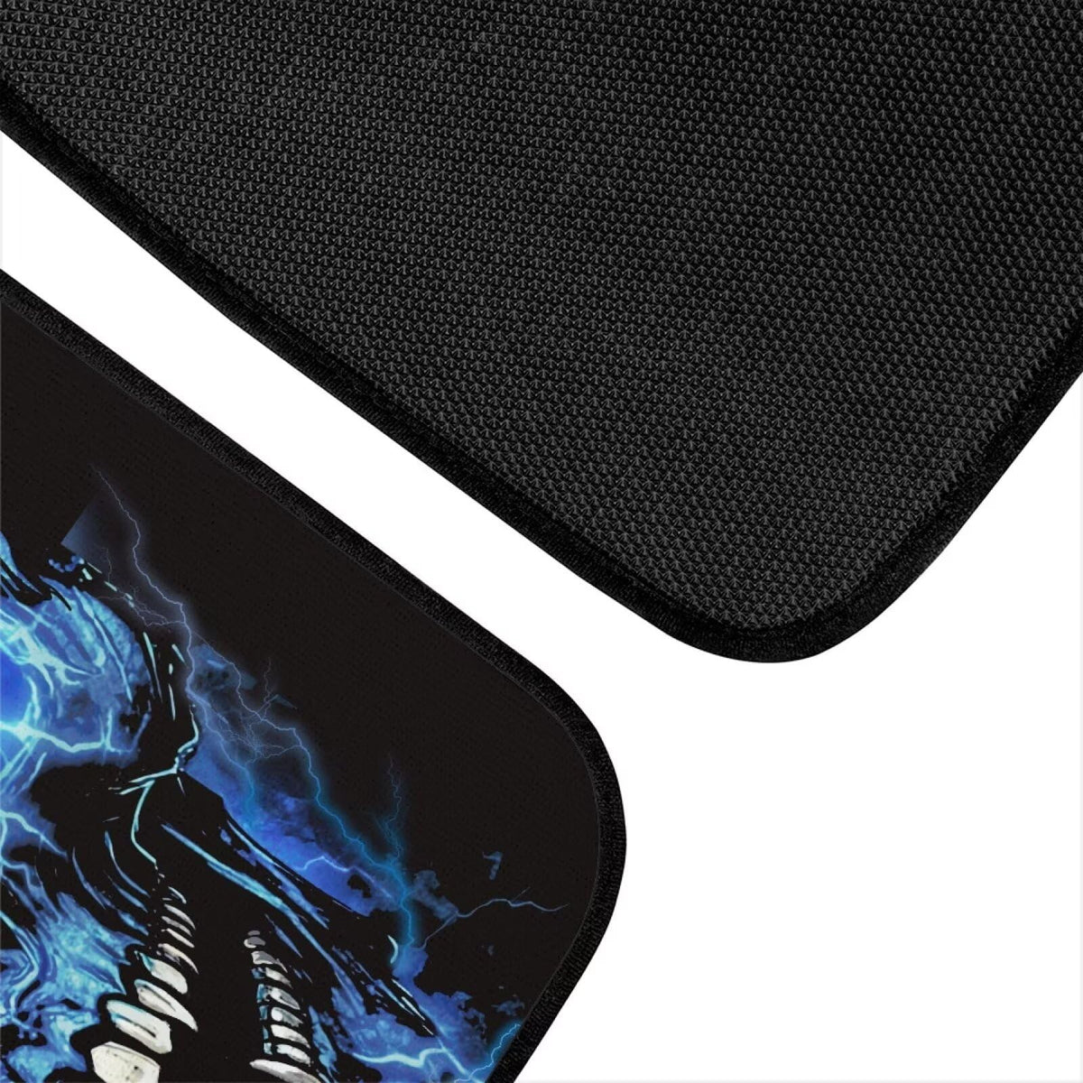 Blue Skull Auto Floor Mat Protector Universal Skull Car Floor Mats 4 Piece Non Slip Rubber Car Rugs Carpet Mats Full Set Washable Skulls Automotive Accessories (Blue Skull)