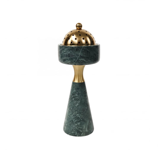 Natural Marble Incense Burner (Green)
