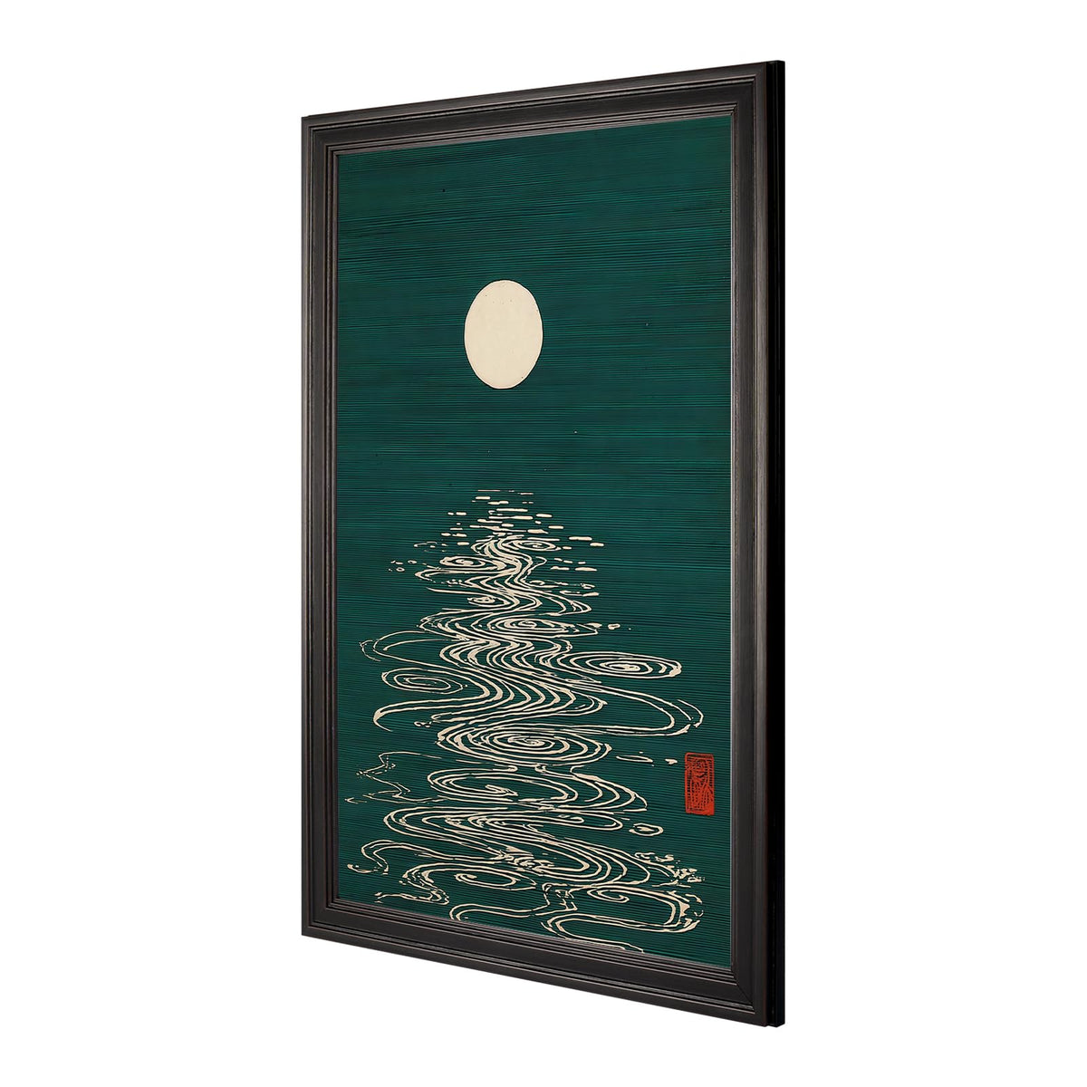 Vintag Japanese Ukiyo (Black 05 / 8"L x 10"W)