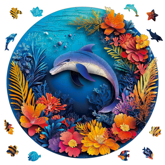 Dolphin Puzzle (Dolphin / 200 pieces)