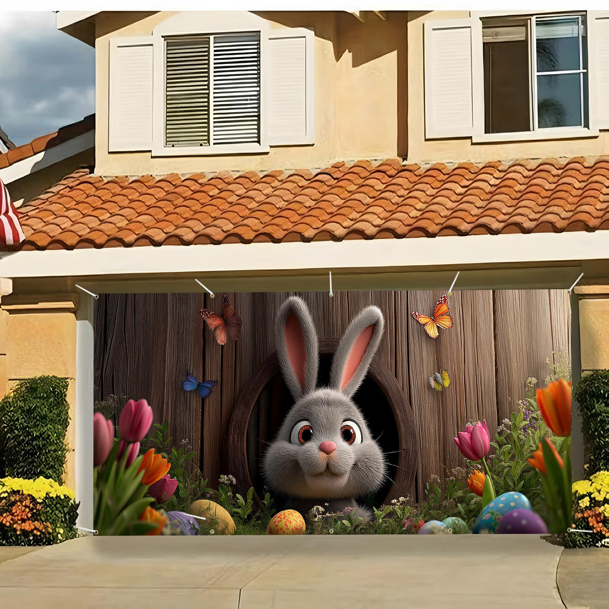 6x13 feet 157x71 inches (Wooden Cave Rabbit)