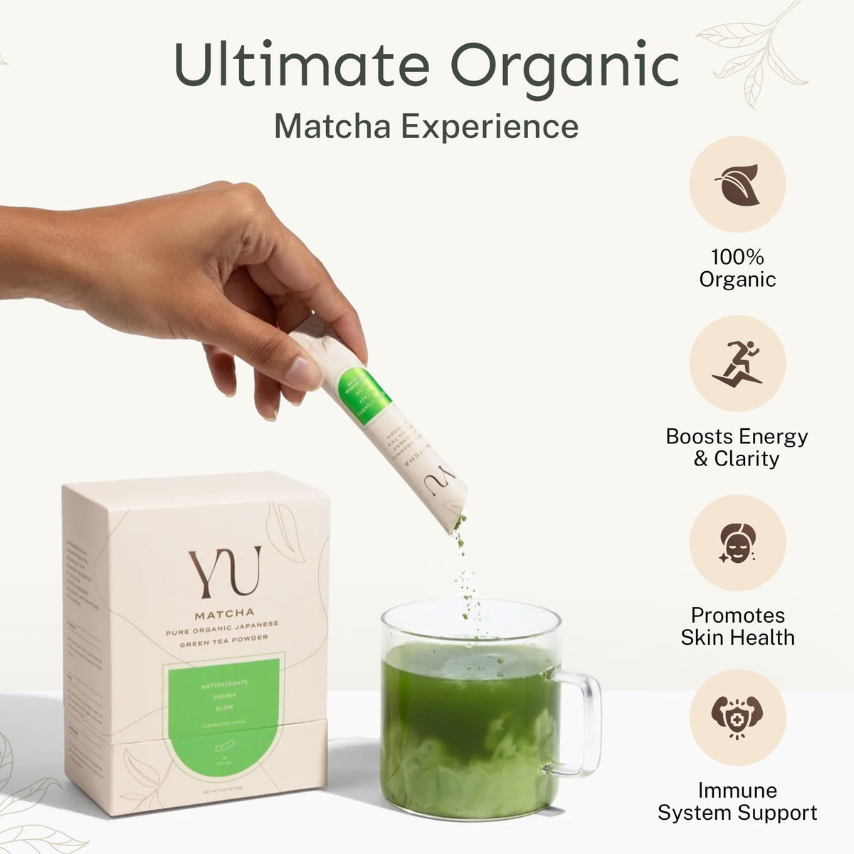 Tea Organic Ceremonial Grade Matcha Powder (1 Pouch)