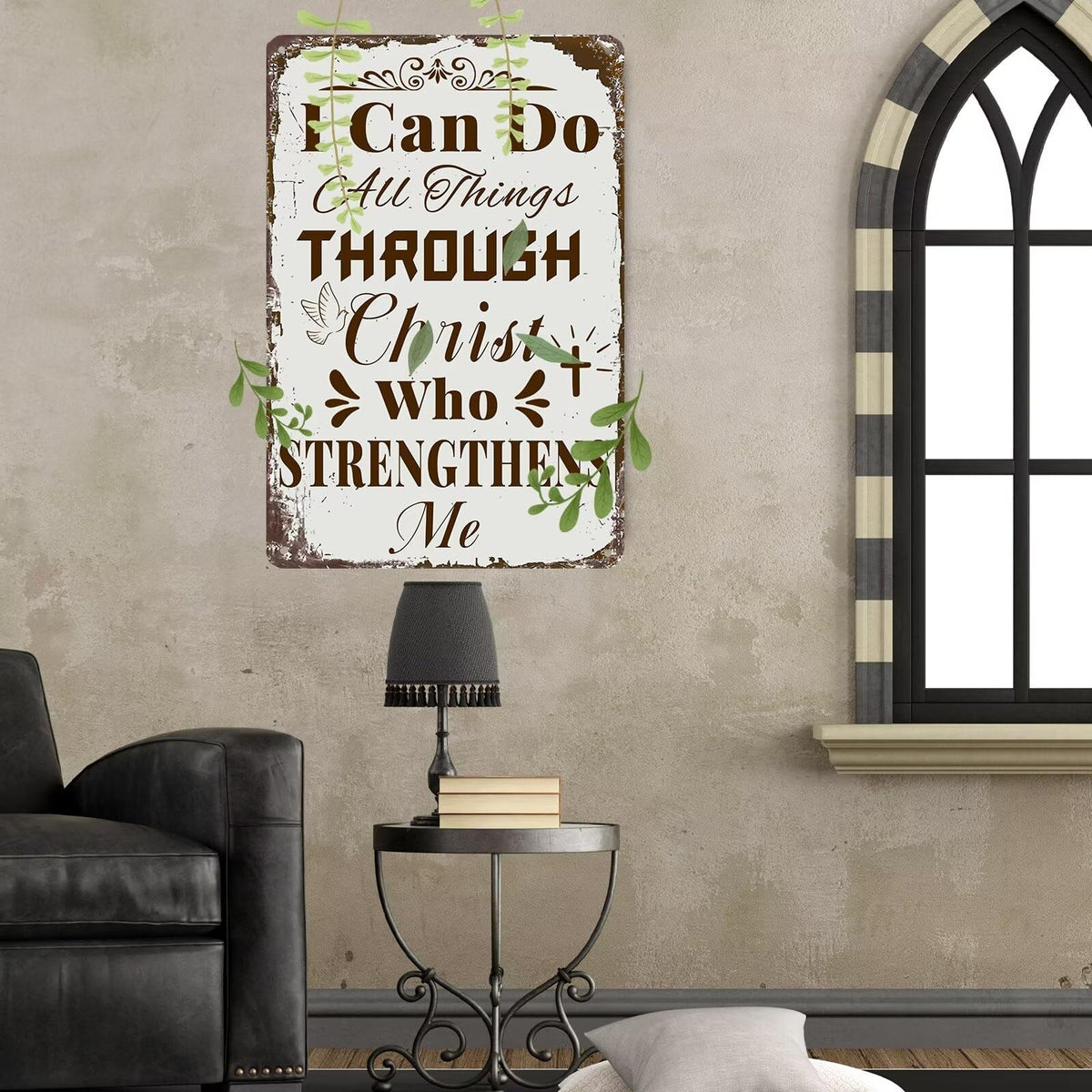 Christ Strengthens Me (Christ Strengthens Me / 12x18 Inch)