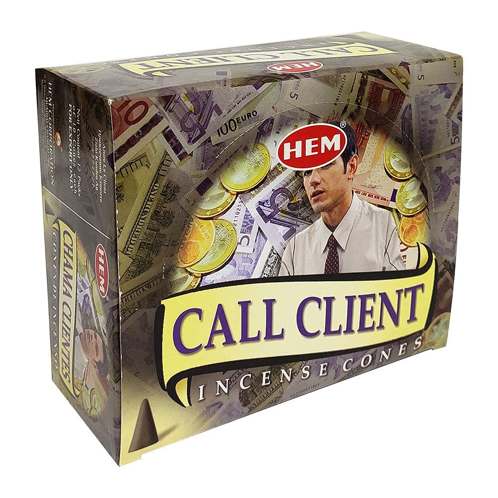 Incense Cone Holder Bundle with Hem Call Clients Incense Cones (Call Client)