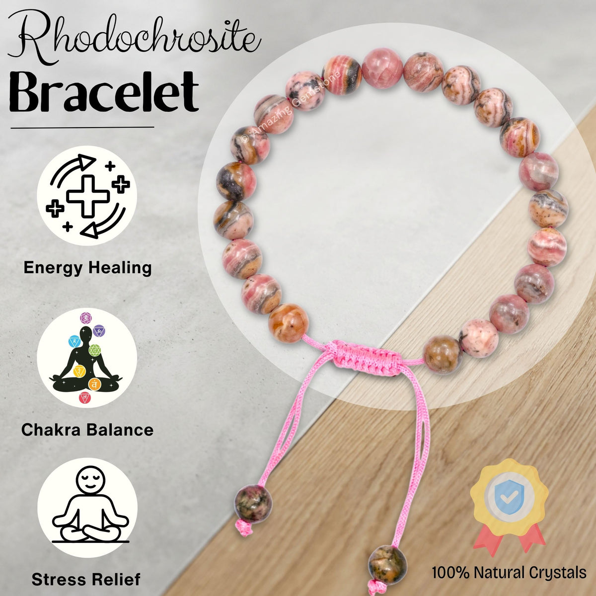 Rhodochrosite Bracelet (Rhodochrosite)