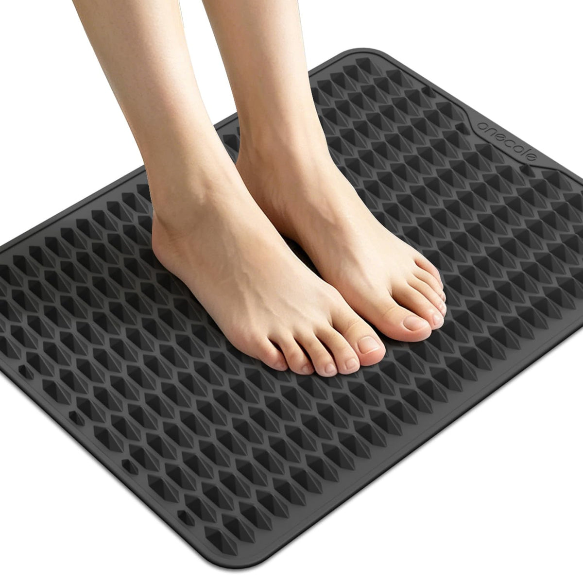 Acupressure Mat for Foot Massage (Grey)