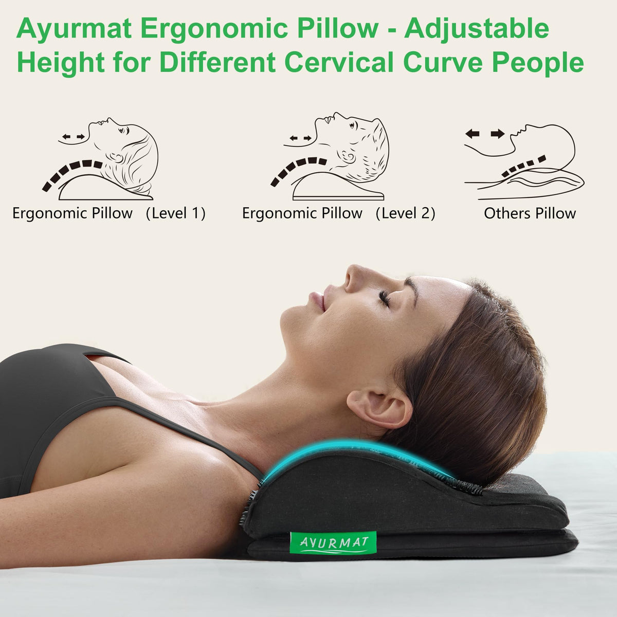 Acupressure Mat and Pillow Set (XL-5Piece)