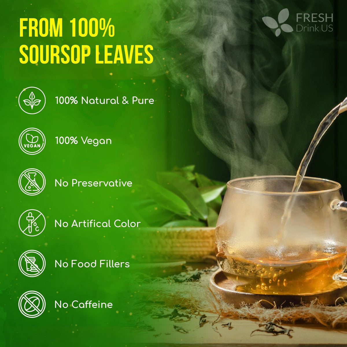 Premium Soursop Leaf Tea (8oz)