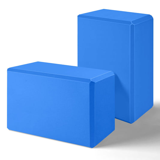 2 Pack Yoga Blocks (2PACK-369-Blue / 9x6x3IN)
