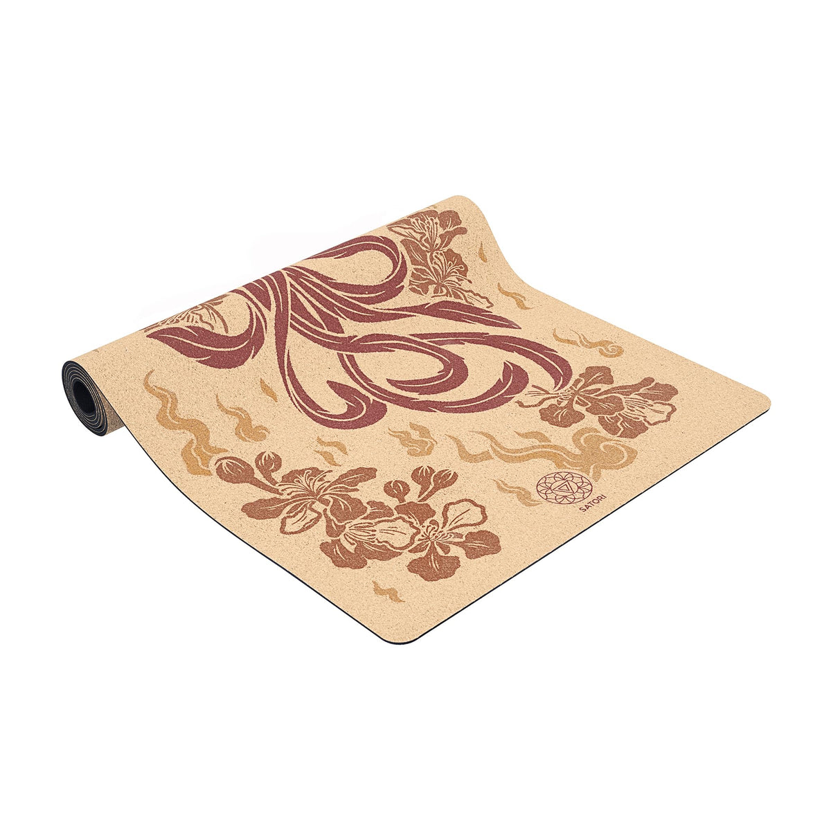 Cork Yoga Mat with Natural Rubber Base (Phoenix / 80 x 26 x 6 mm)
