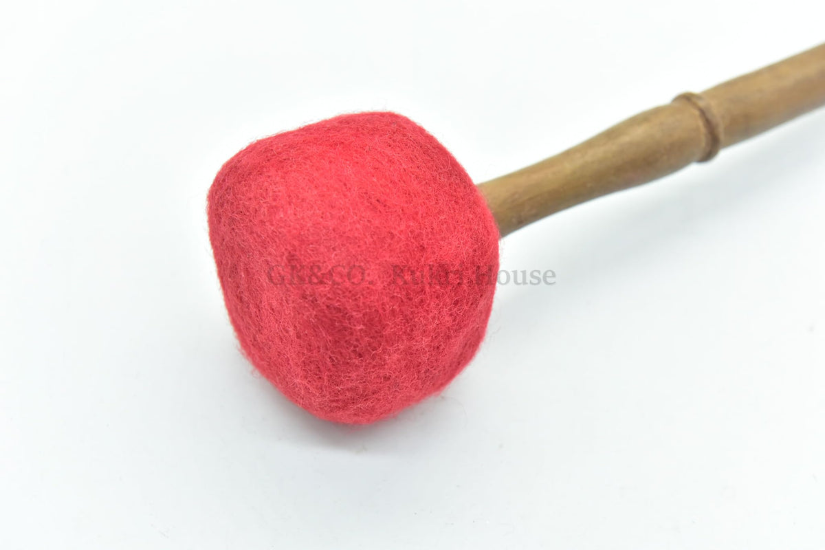 11 Inches Tibetan Singing Bowl Mallet Wooden Felt Striker Sound Bowl Meditation Mallet Sound Bowl Stick Meditation Yoga Tibetan sound bowl mallet (11 Inches)