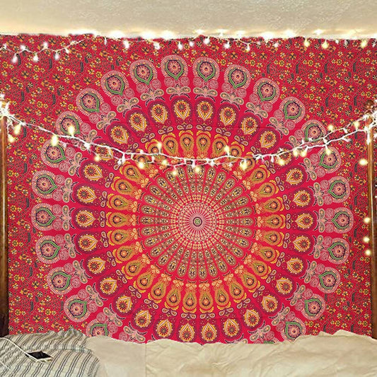 Organic Cotton (Golden Red / 90"L x 84"W)