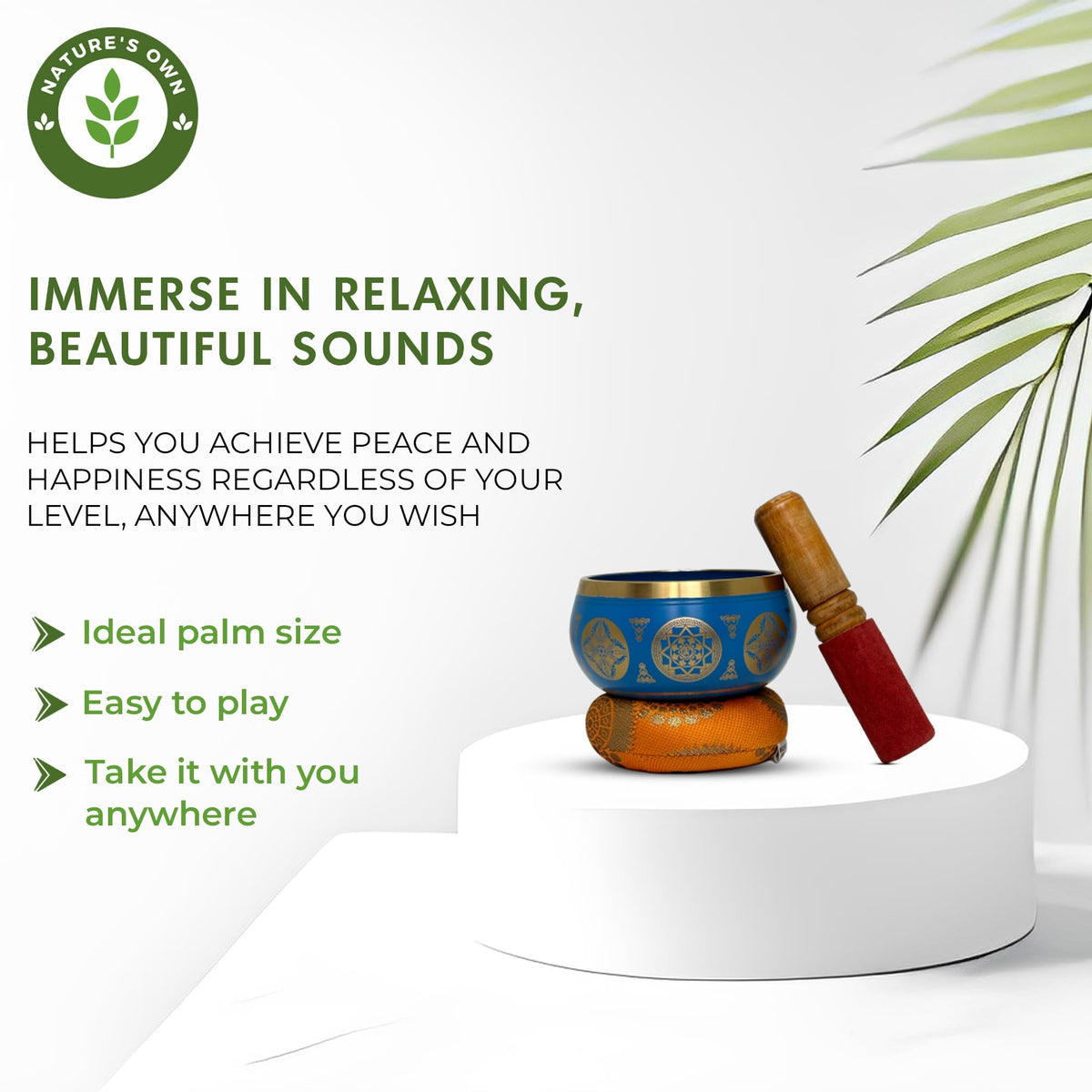 Tibetan Singing Bowl Set (Blue)