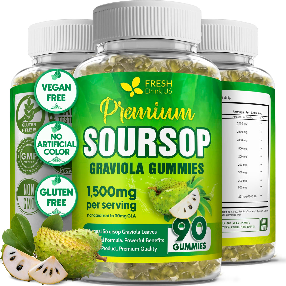 90 Max Strength Soursop (90 Count (Pack of 1))