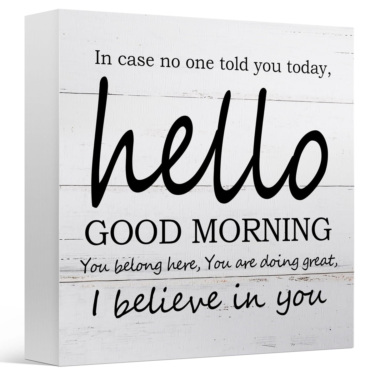 Inspirational Decor Signage for Home Classroom Office (Bule)