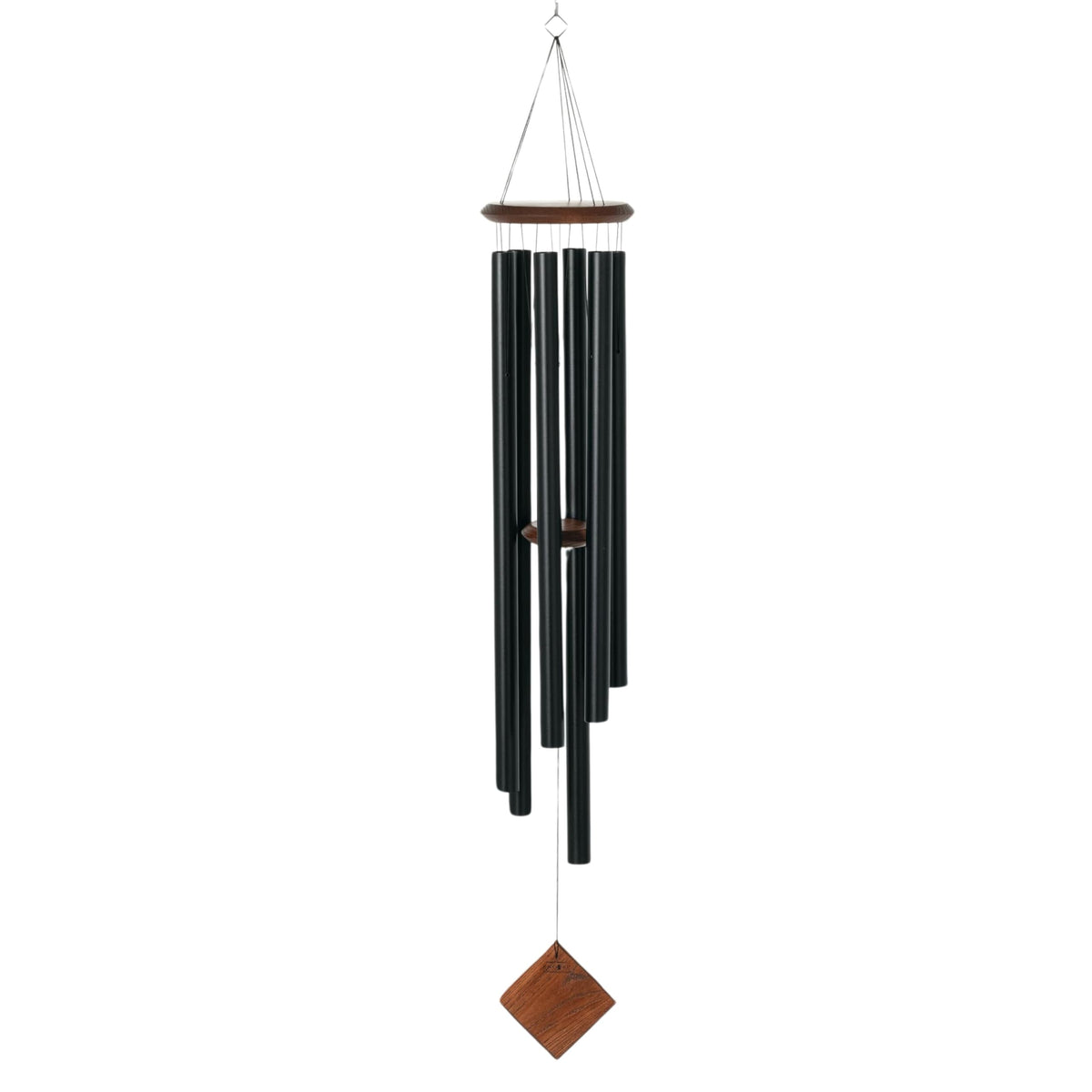 Neptune Wind Chime for Outside 54" Large Black (54" Black)