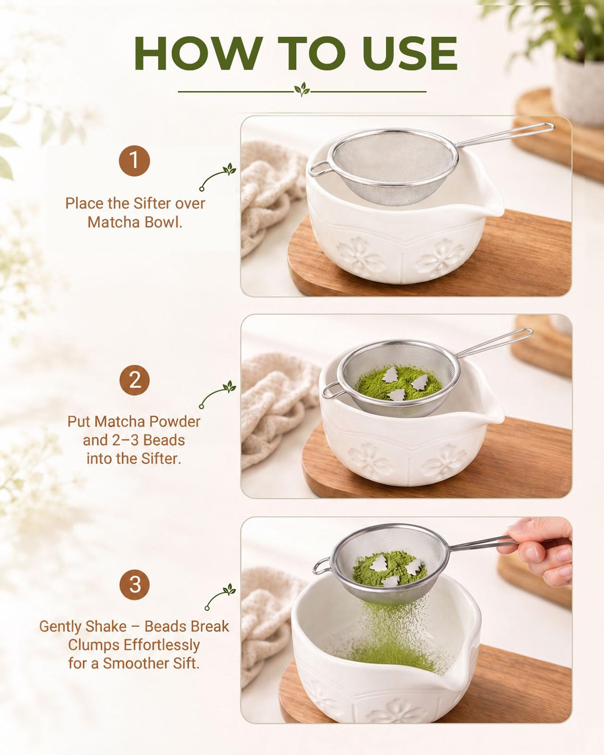Matcha Whisk Set (Silver)