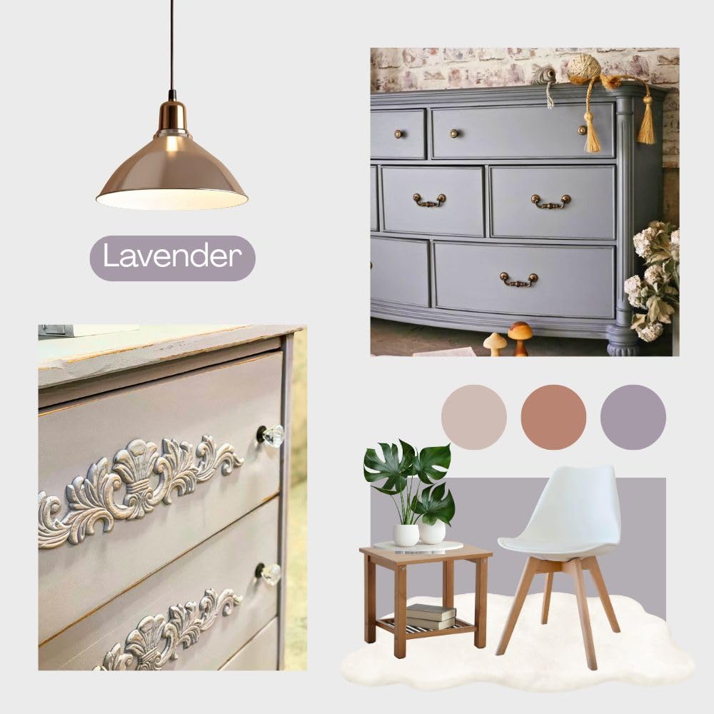 LAVENDER Chalk Paint for Furniture DIY (Lavender / 8 Fl Oz (Pack of 1))