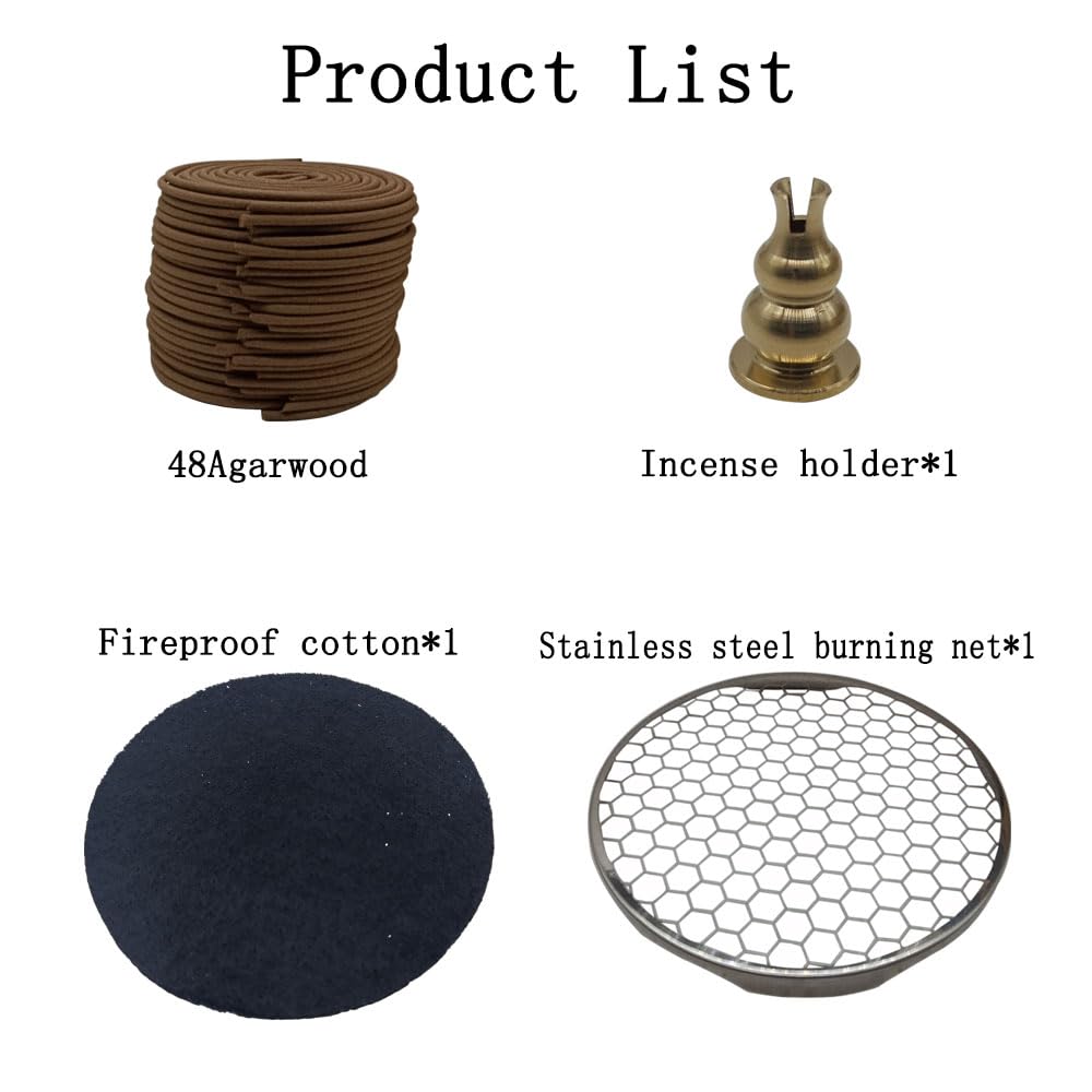 Sandalwood Agarwood Coil Incense (48*agarwood)