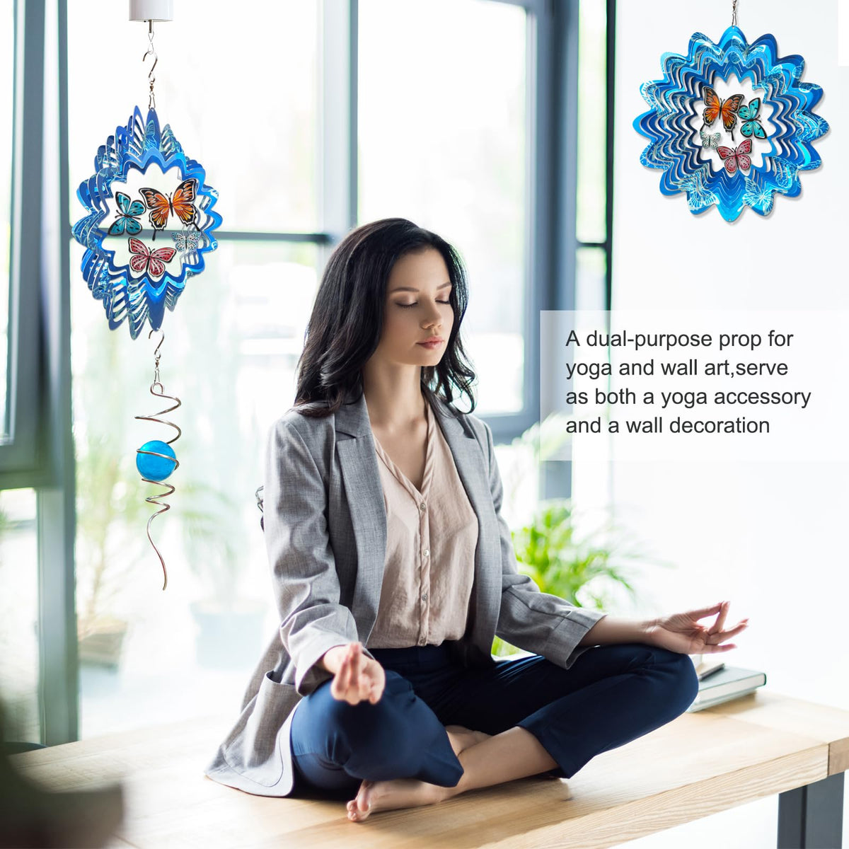Butterfly Wind Spinner (Mandala Butterfly)
