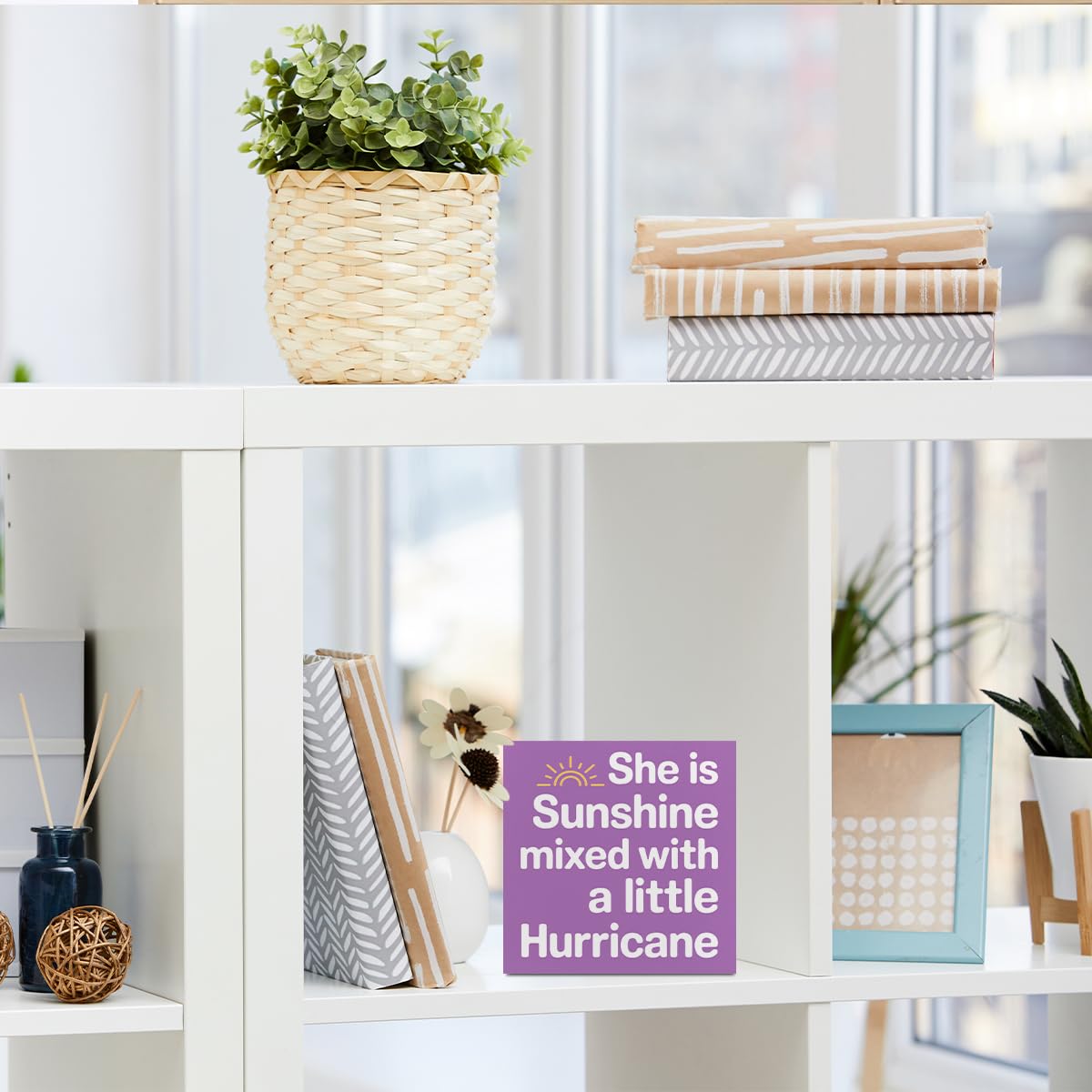 Wood Box Sign (Sunshine)