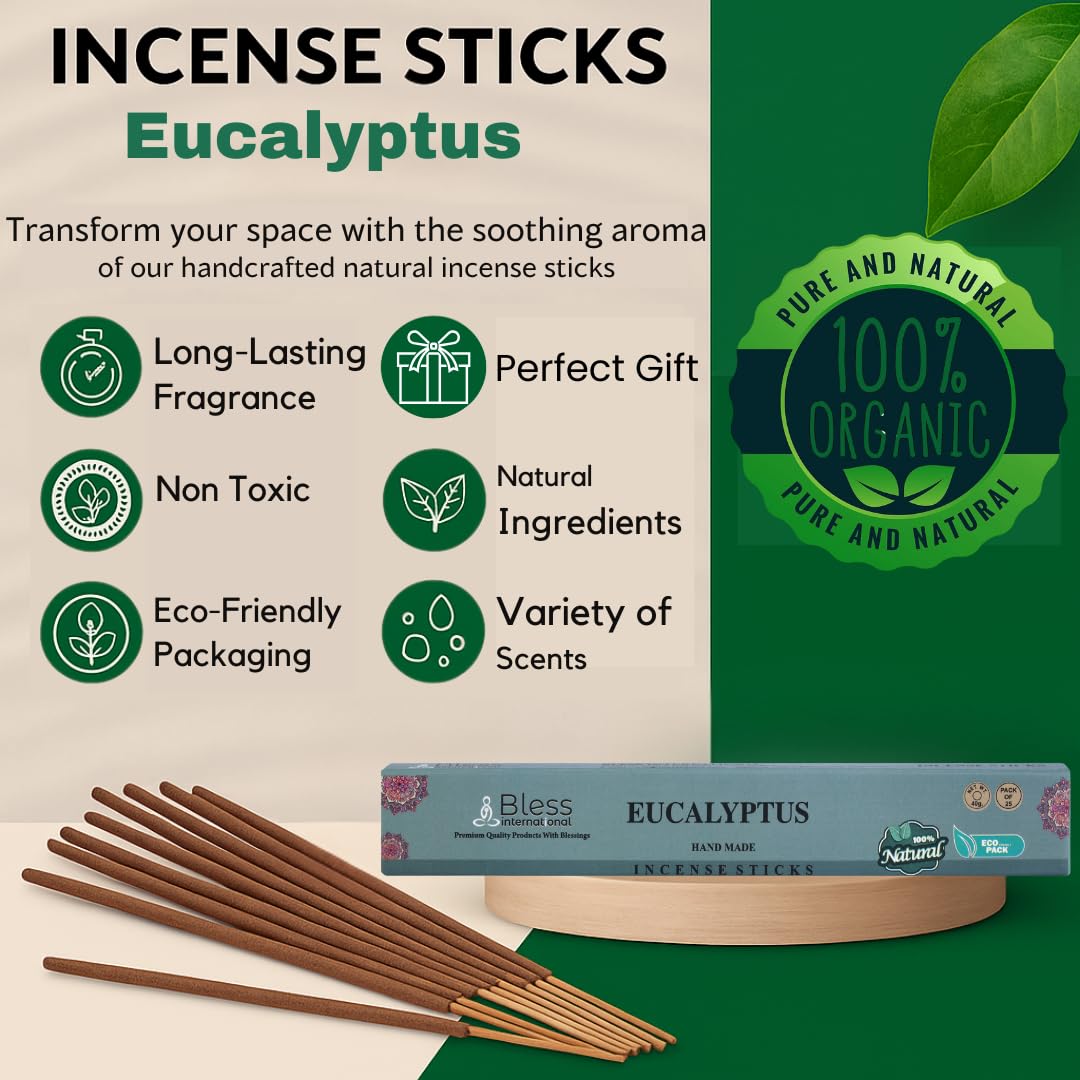 Bless Organic (Eucalyptus / 100 Sticks (5.25 OZ/150 GM))