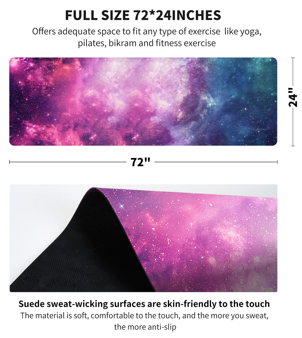 Printed Travel Yoga Mat (ZiSeXingKong)