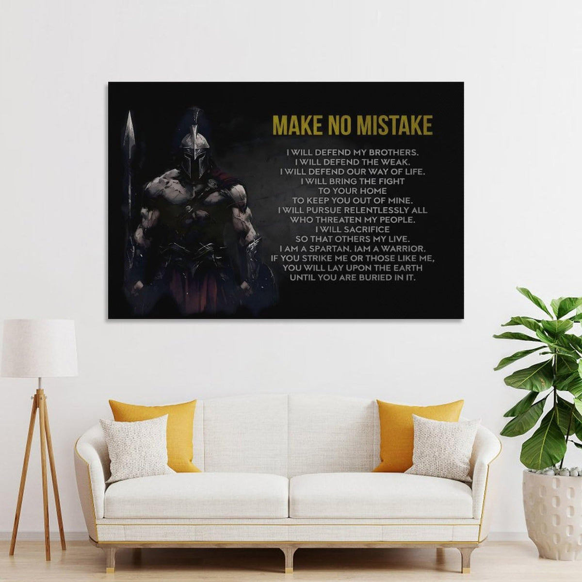 Spartan Warrior Quote Motivational Poster Canvas Printing Wall Art Prints Wall Decor Posters Dark Minimalist Stoic Gym Office Living Room Bedroom Man Cave Decor 20x30inch (style-1 / 20x30inch(50x75cm) Unframe)