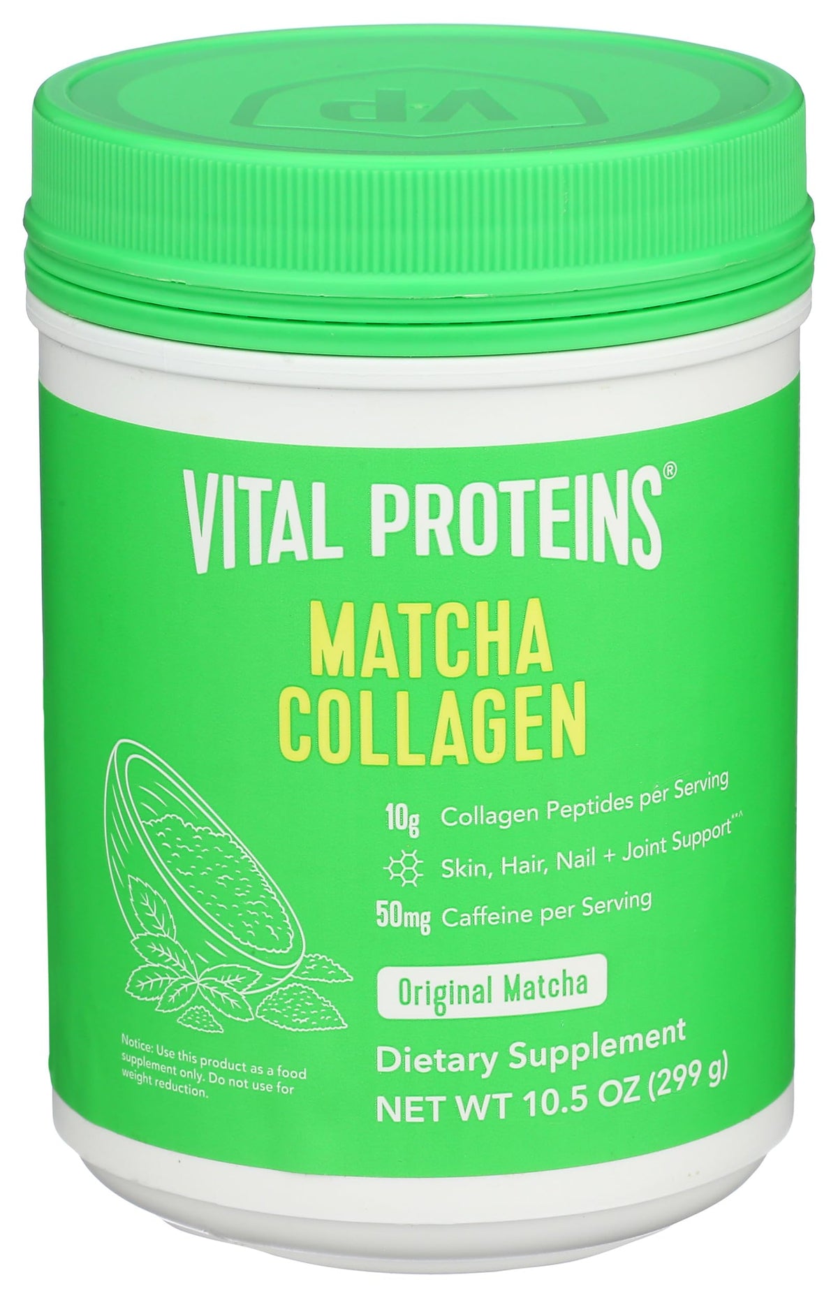Matcha Collagen Peptides Powder (21 Servings (Pack of 1))