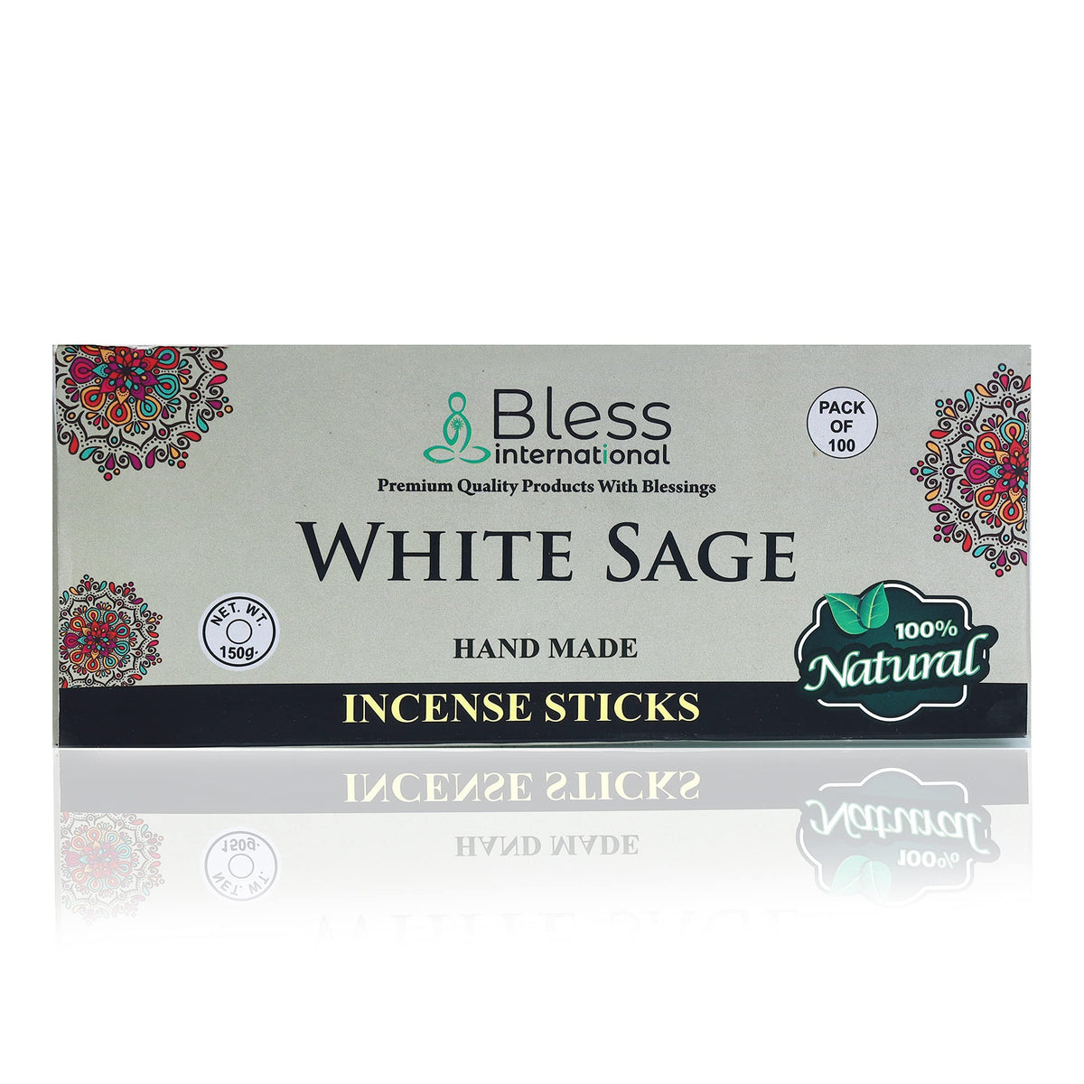 Bless Organic (White Sage / 100 Sticks (5.25 OZ/150 GM))