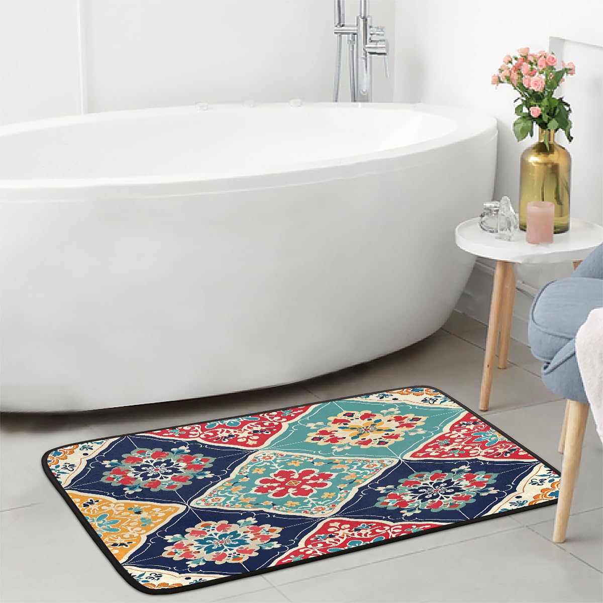 Mexican Ethnic Kitchen Rug Non (Color10)