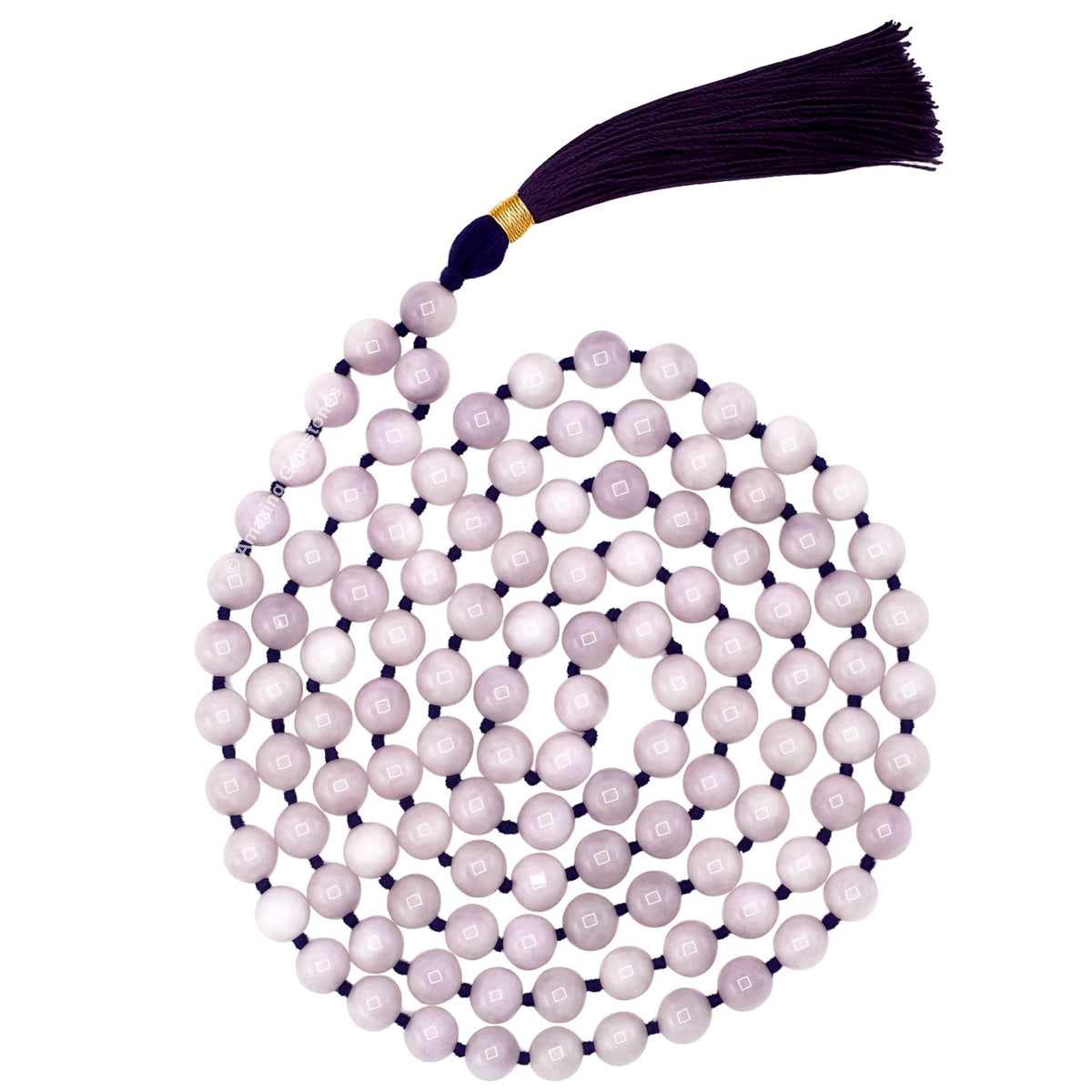 Kunzite Mala Beads (Kunzite / Knotted)
