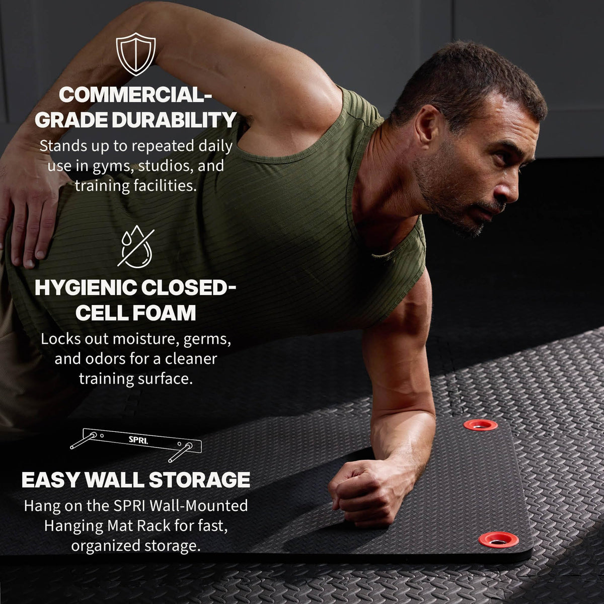 Hanging Exercise Mats 6 (Black)
