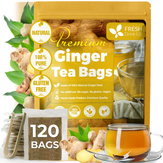 120 Ginger Tea Bags (120 Tea Bags)