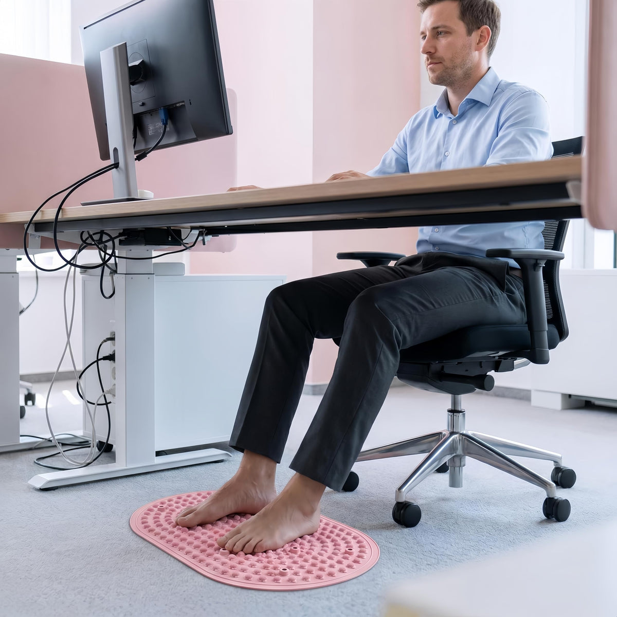 Foot Massage Acupressure Mat for Foot Pain Plantar Fasciitis Relief