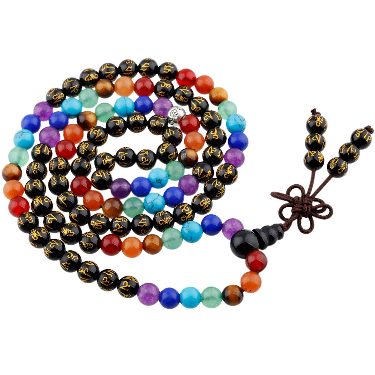 Buddha Meditation Prayer 108 Mala Beads Bracelet for Women Men
