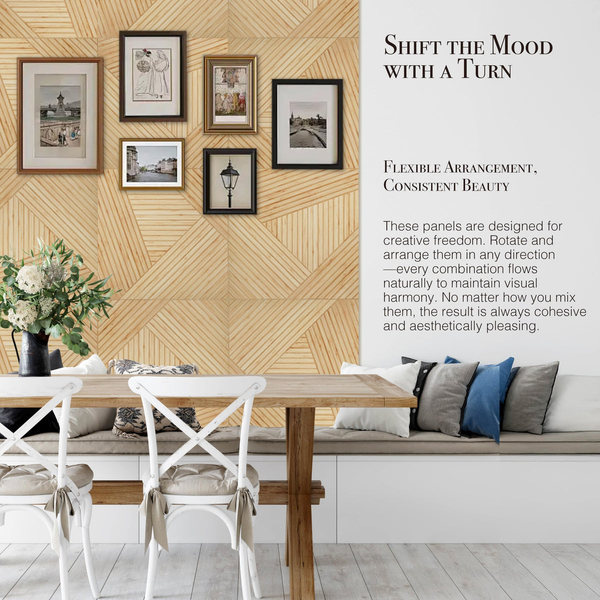 Acoustic Wall Panels (23.6 X 23.6 Inches / Timber Spiral)