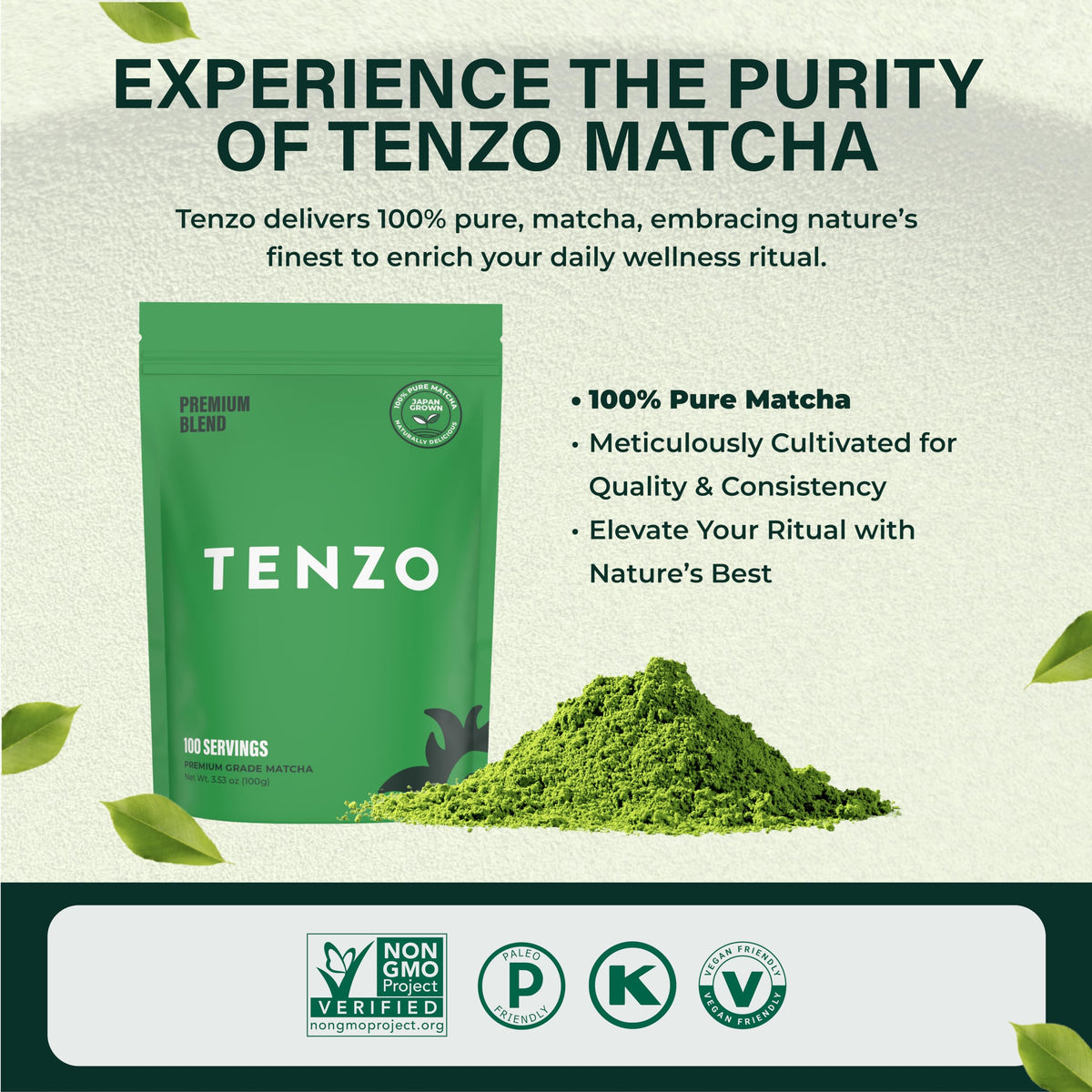 Matcha Powder (3.5 Ounce (Pack of 1))
