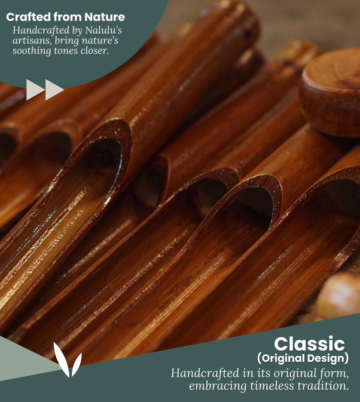 Classic Bamboo Wind Chimes (Large 44")