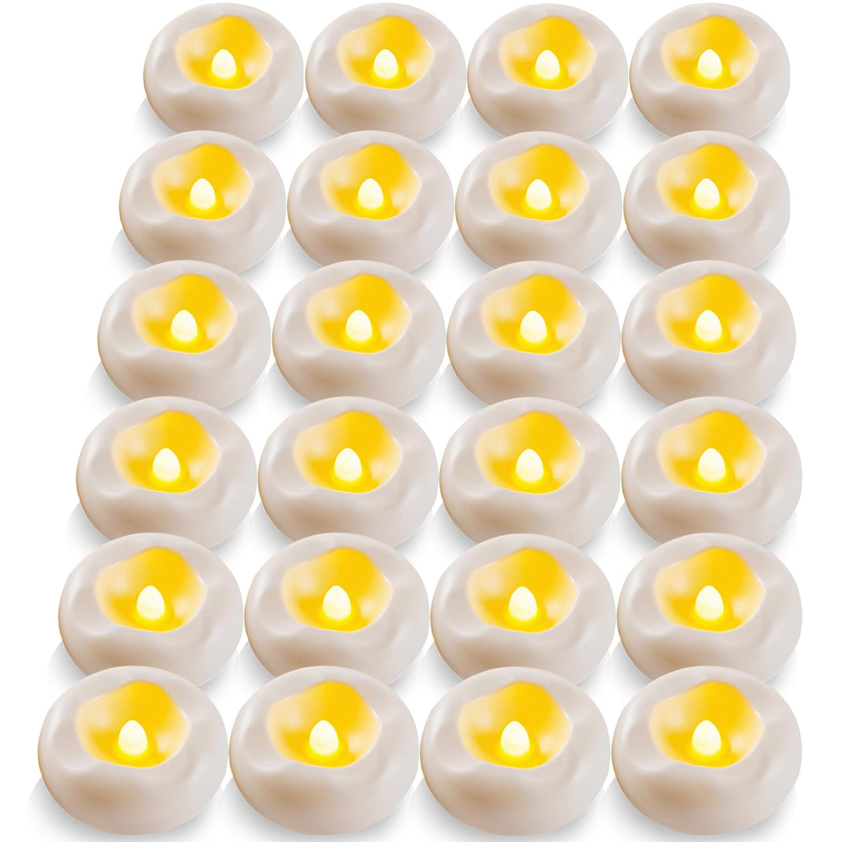 Floating Candles Water (White-24PCs)