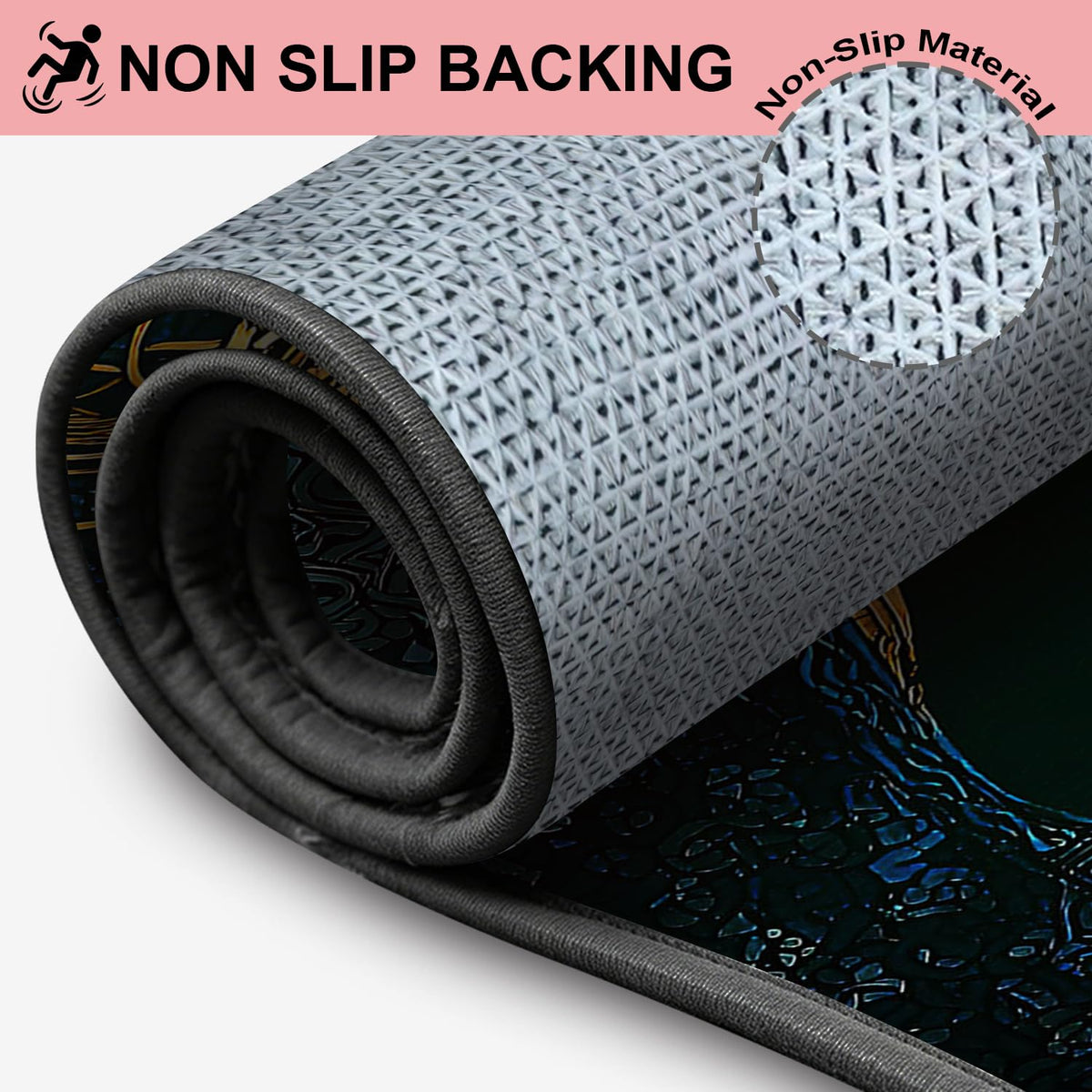 Semicircular Entrance Door Mat 24" x 36" (#34 / 2' x 3' (Semicircular))