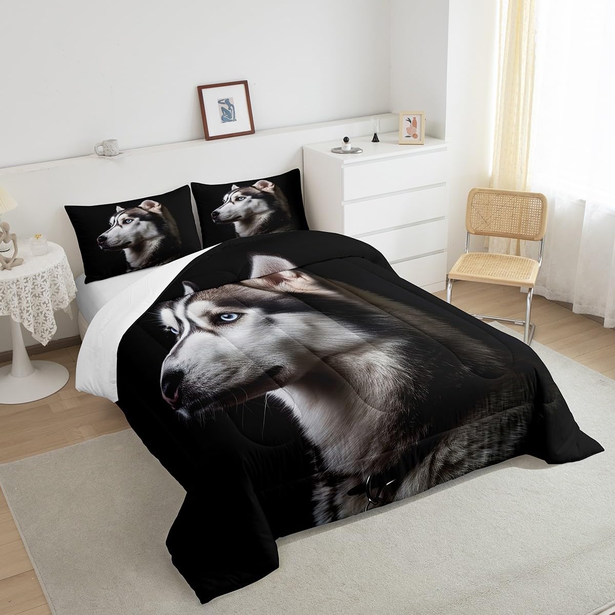 Husky Comforter Set Twin Size Bedding Set for Kids (Multi 22 / Twin)