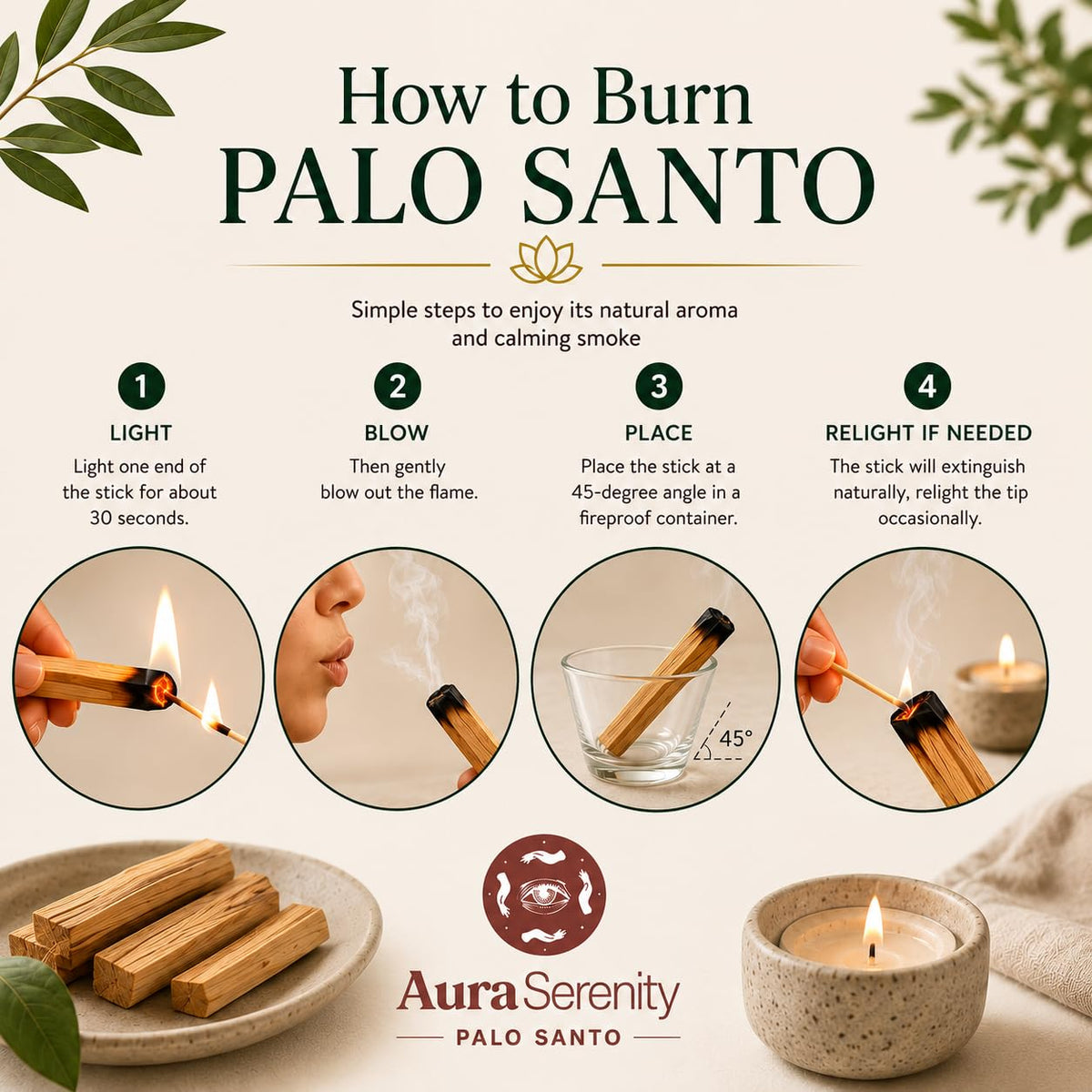 Palo Santo Sticks 14 Pack from Peru