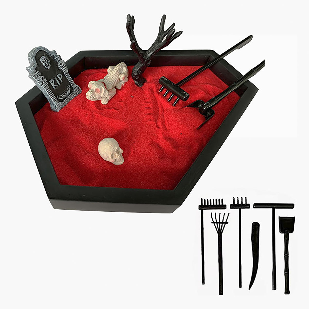 Zen Garden for Desk Gothic Gifts Office Desk Decor Mini Zen Garden Kit