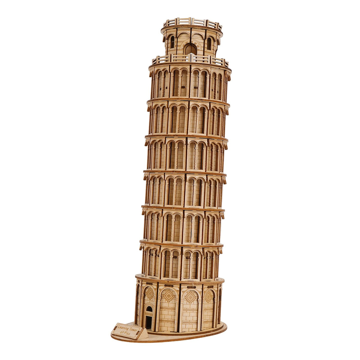 3D Wooden Puzzle for Adults (Leaning Tower of Pisa)