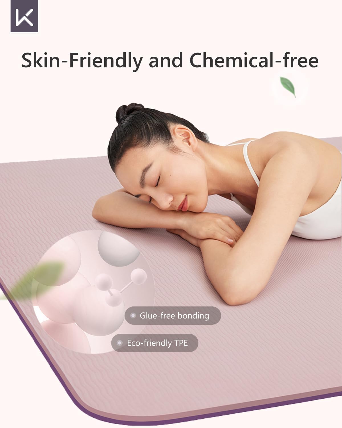 72" x 24" Yoga Mat (pink)