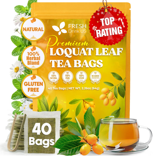 Premium Loquat Leaf Tea (40 Tea Bags)