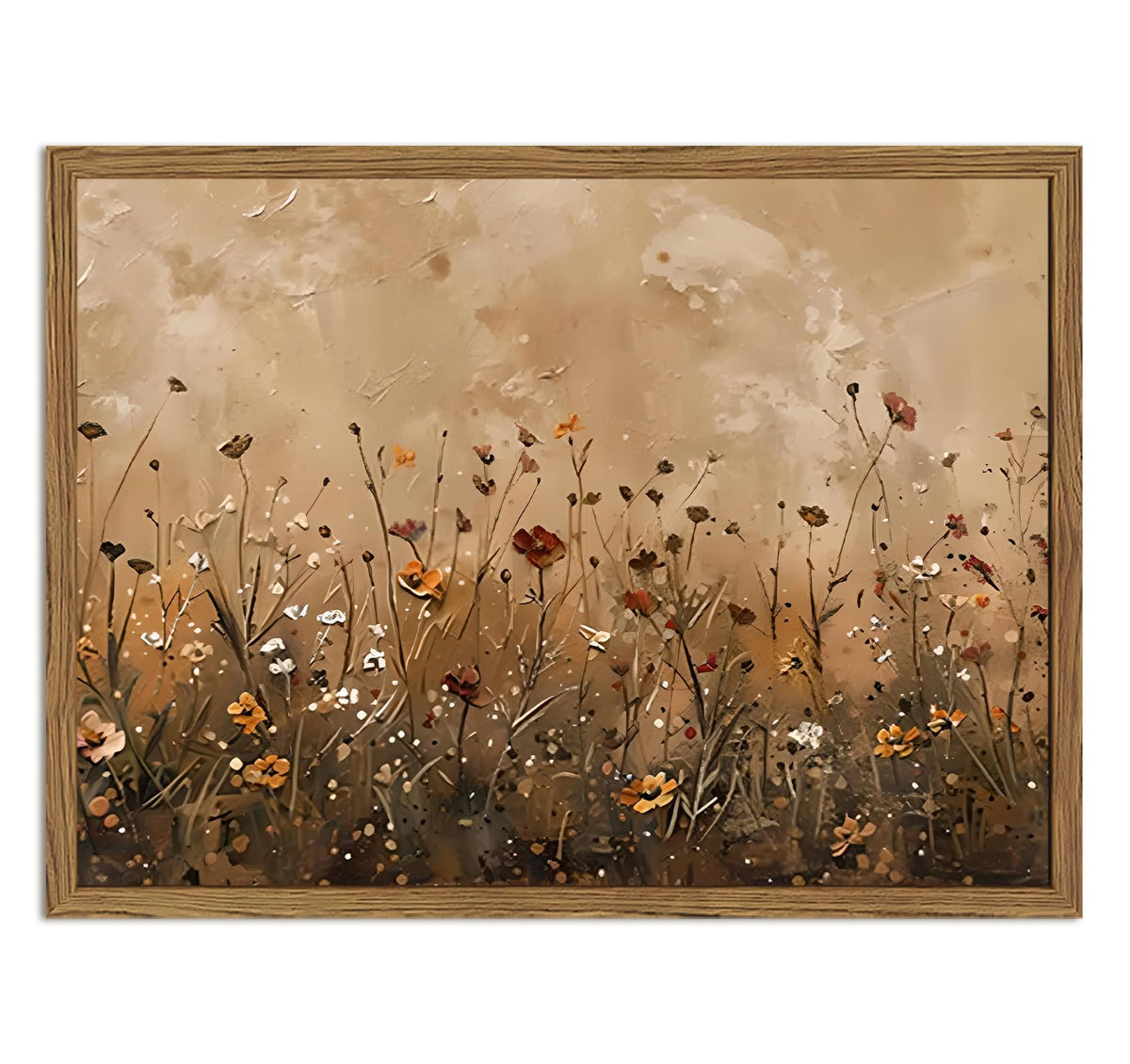 Vintage Wildflower Wall Art (16"L x 12"W / Floral-F)